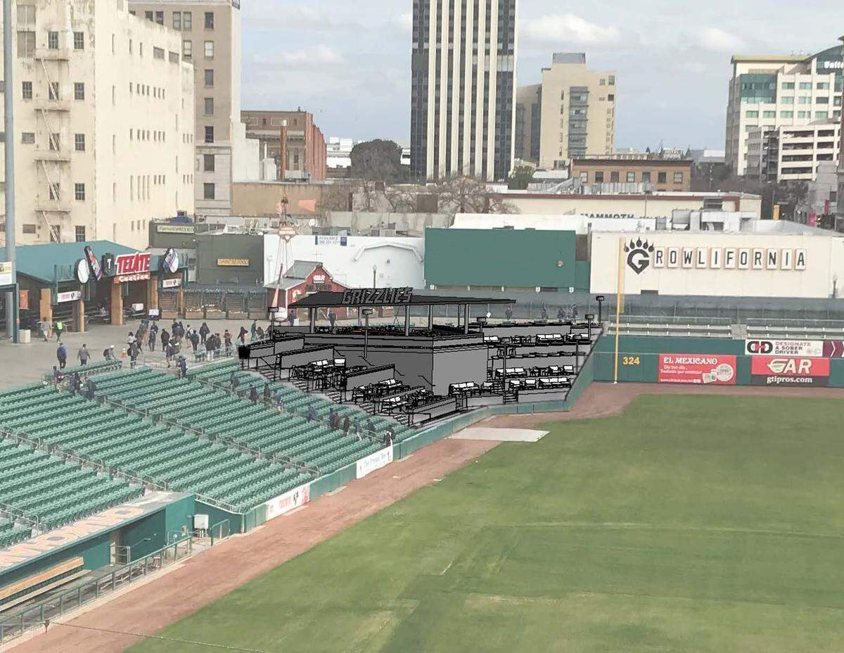 A remodeled hospitality and fan area planned for the left-field corner will make Chukchansi Park a more modern facility similar to other Triple-A and major-league ballparks. Three sections of seats will be removed.