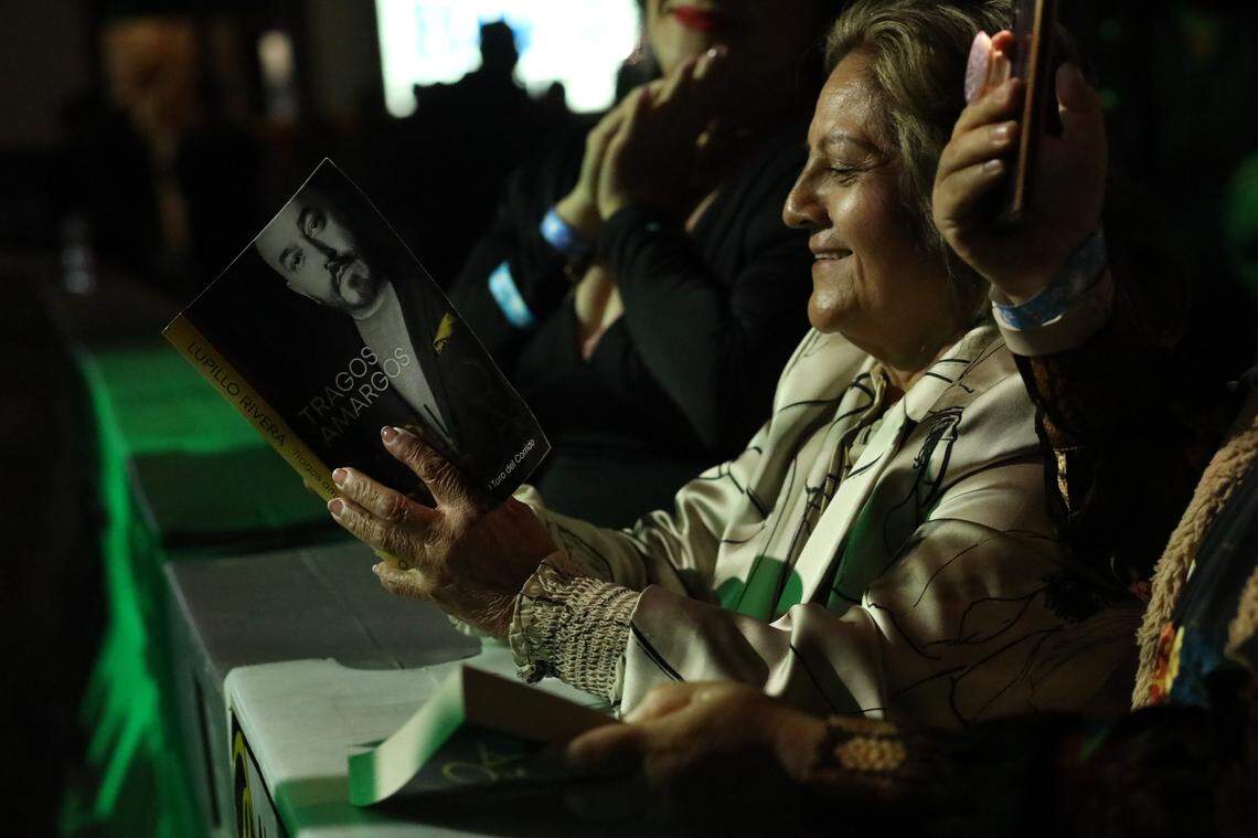 Regional Mexican singer Lupillo Rivera performed at the Paul Paul Theater on the final night of The Big Fresno Fair, delighting the audience not only with his voice but also with autographs on Sunday, October 12, 2025.