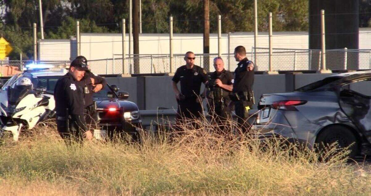 A person was shot at Shaw and Brawley in Fresno, California on Monday, July 31, 2023. Moments later, a crash occurred at Brawley and Weber avenues that killed a person injured others.