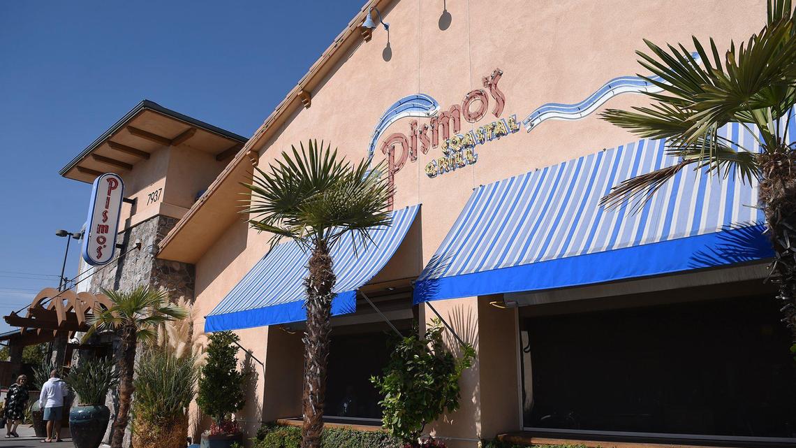 Pismo’s Coastal Grill, located in the Villaggio Shopping Center, may be moving to a larger location just west of the current site. The new site, about 2 years away from development, would expand its size and offer a fish market, according to Pismo’s owner Dave Fansler. Photographed Thursday, Oct. 24, 2019 in Fresno.