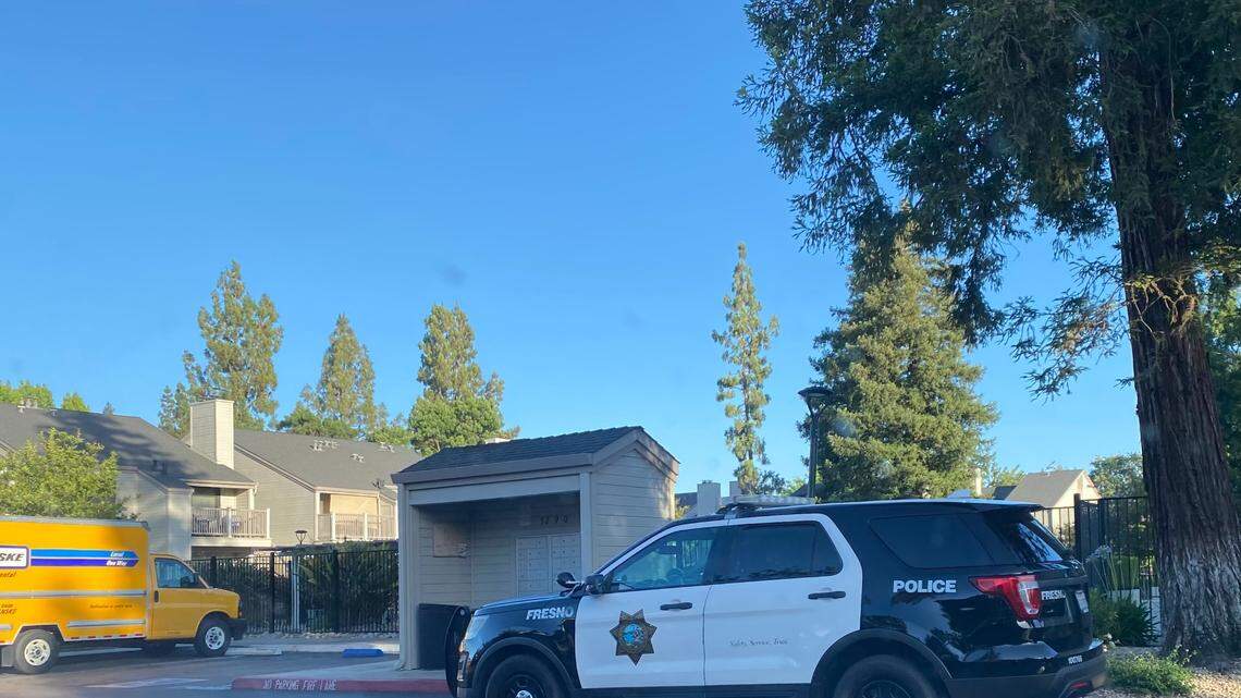 Officers responded to the Lakeside Apartments after a girl drowned in a pool in Fresno, California on Friday, June 7, 2024.