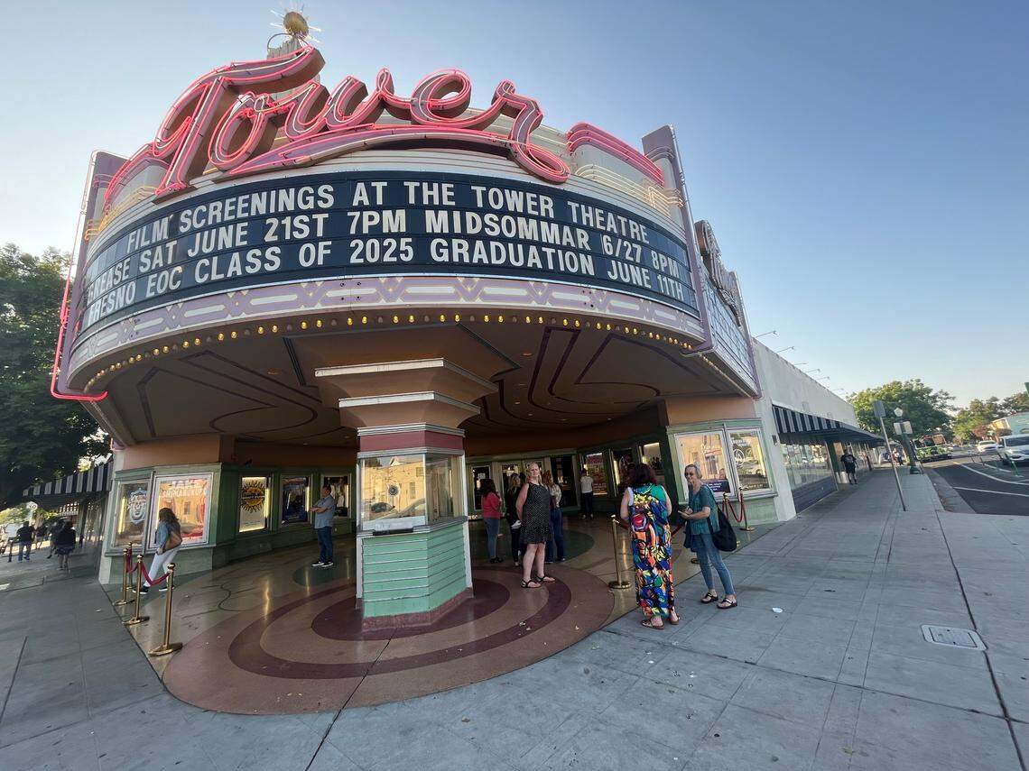 Tower Theatre located at 815 E Olive Ave, Fresno, showed “Grease” movie on Saturday, June 21