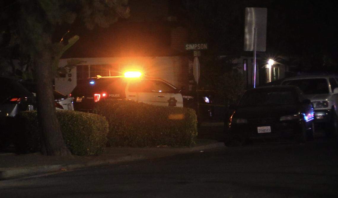 A woman was killed after she was struck by a motorcycle on Friday, July 12, 2024 in Fresno, California.