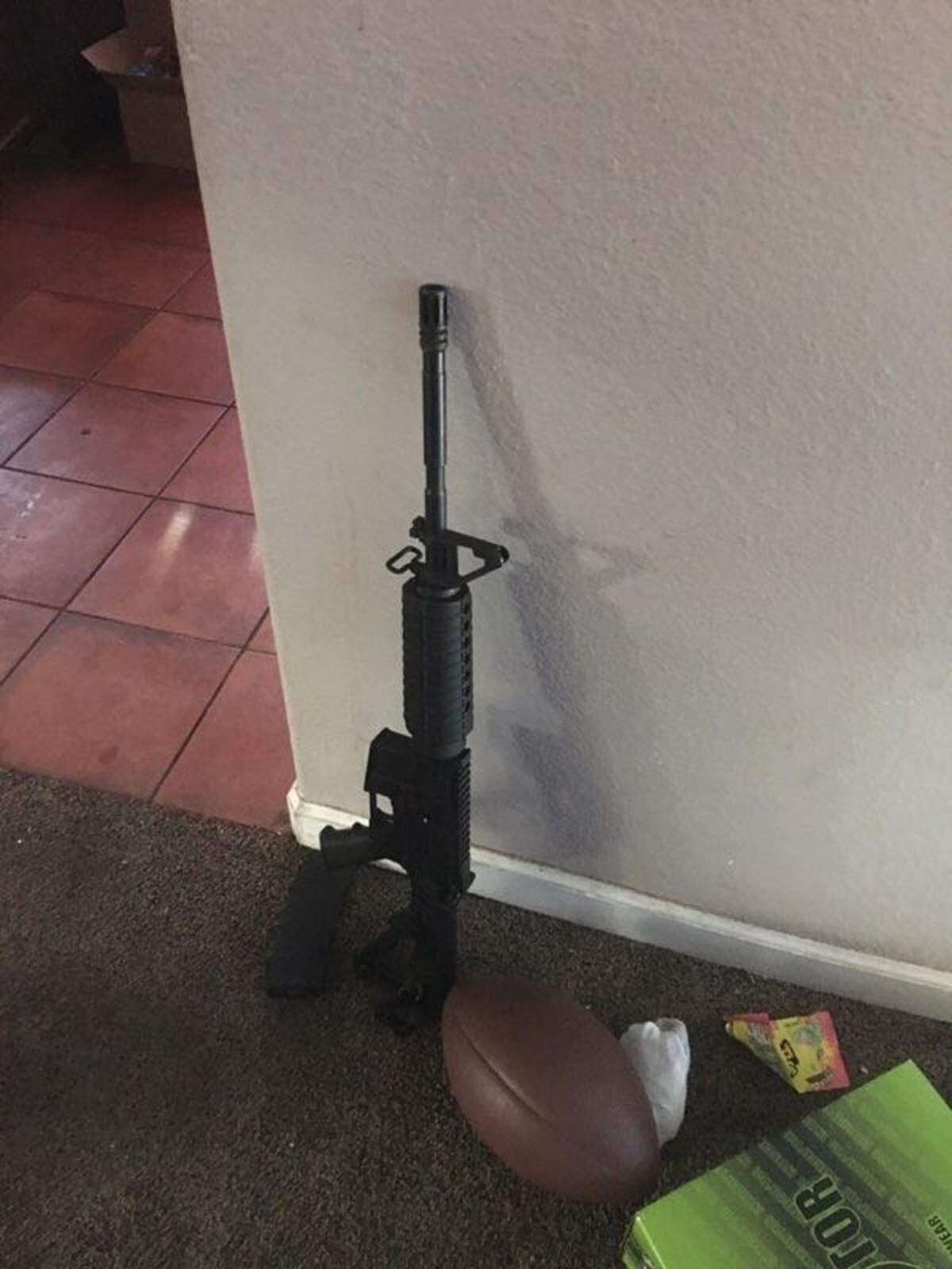 An assault rifle was seized during ‘Operation Safe Streets’ in Fresno, California on Saturday, June 26, 2021.