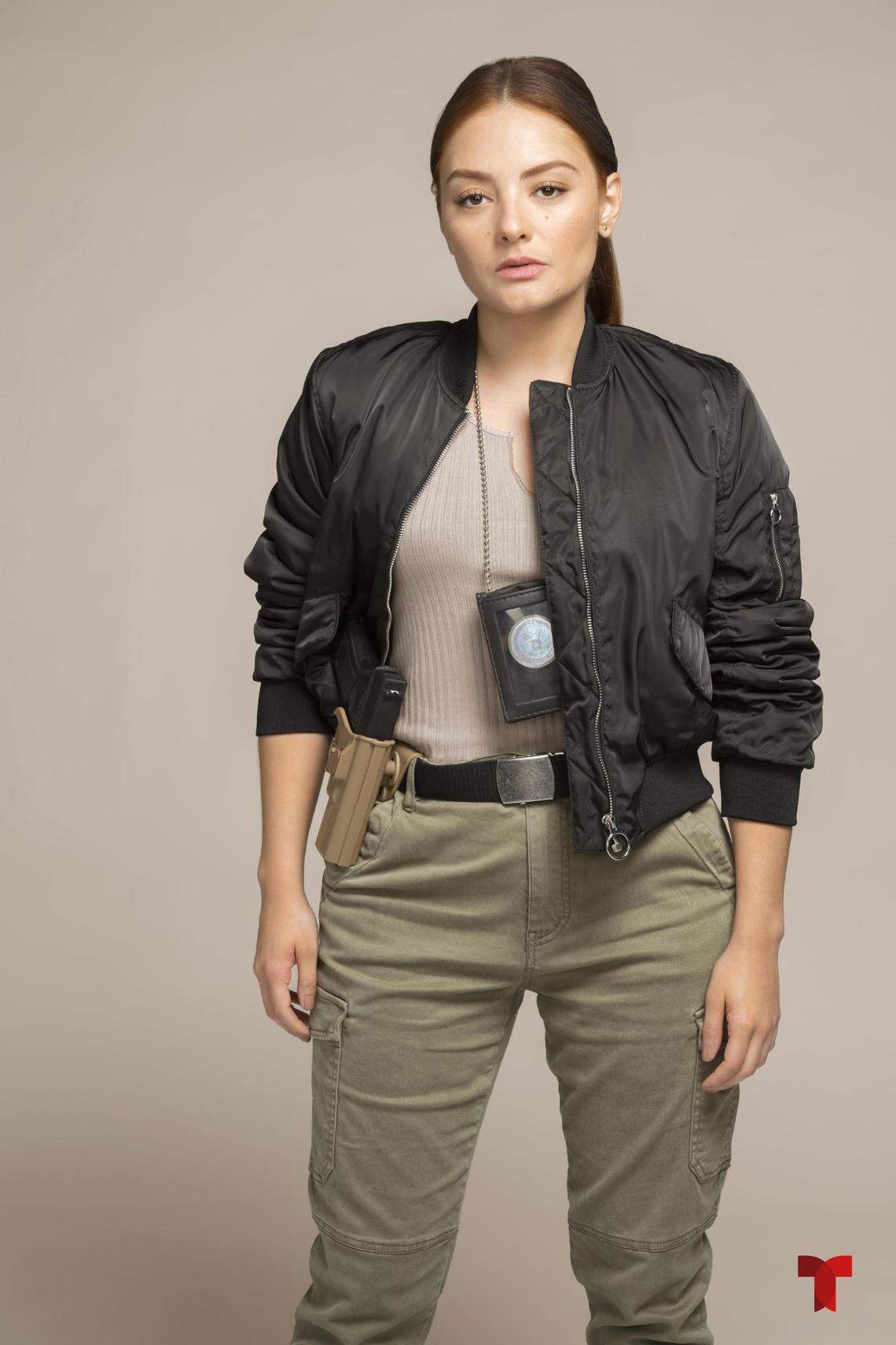 La actriz, modelo y empresaria colombiana Yuri Vargas.en su personaje Tracy Lobo en la exitosa serie ‘El Señor de los Cielos’ por Telemundo.