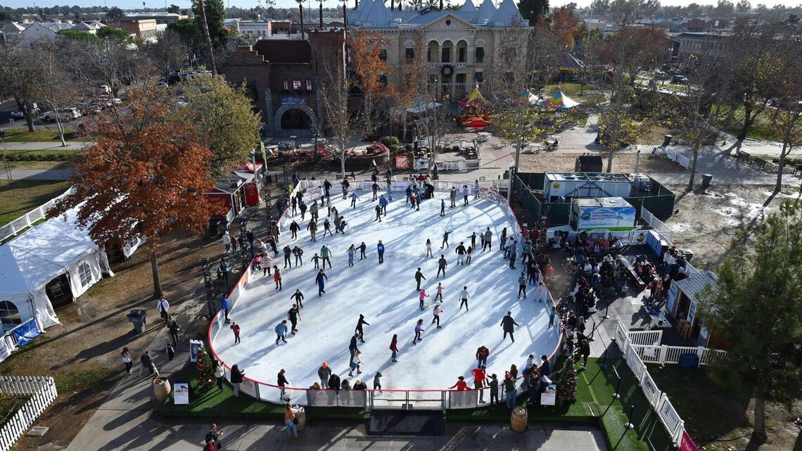Yes, there are ice skating options in Fresno area. Here’s where you can go, and until when