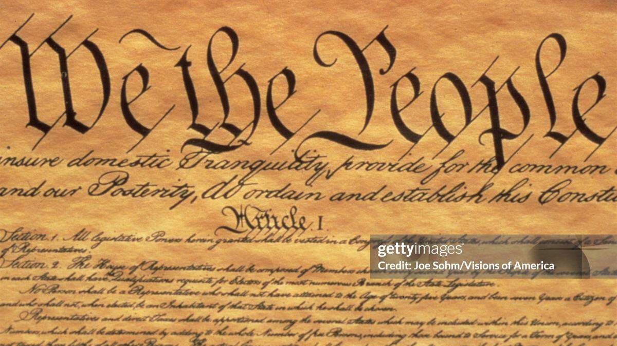 The U.S. Constitution is shown in this file photo.