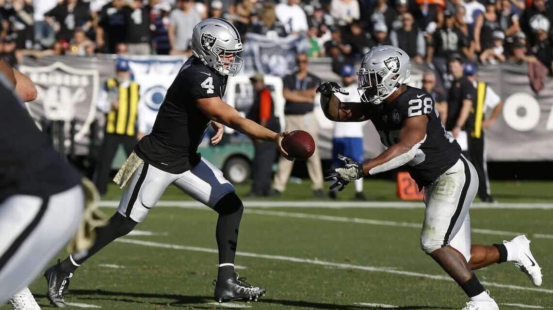 Derek Carr on Raiders teammate Josh Jacobs: ‘He can be a Hall of Fame-type player’