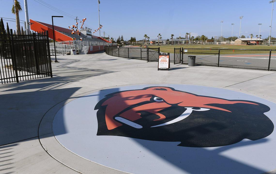 Selma High School’s new football stadium and track, shown Friday, March 26, 2021 in Selma.