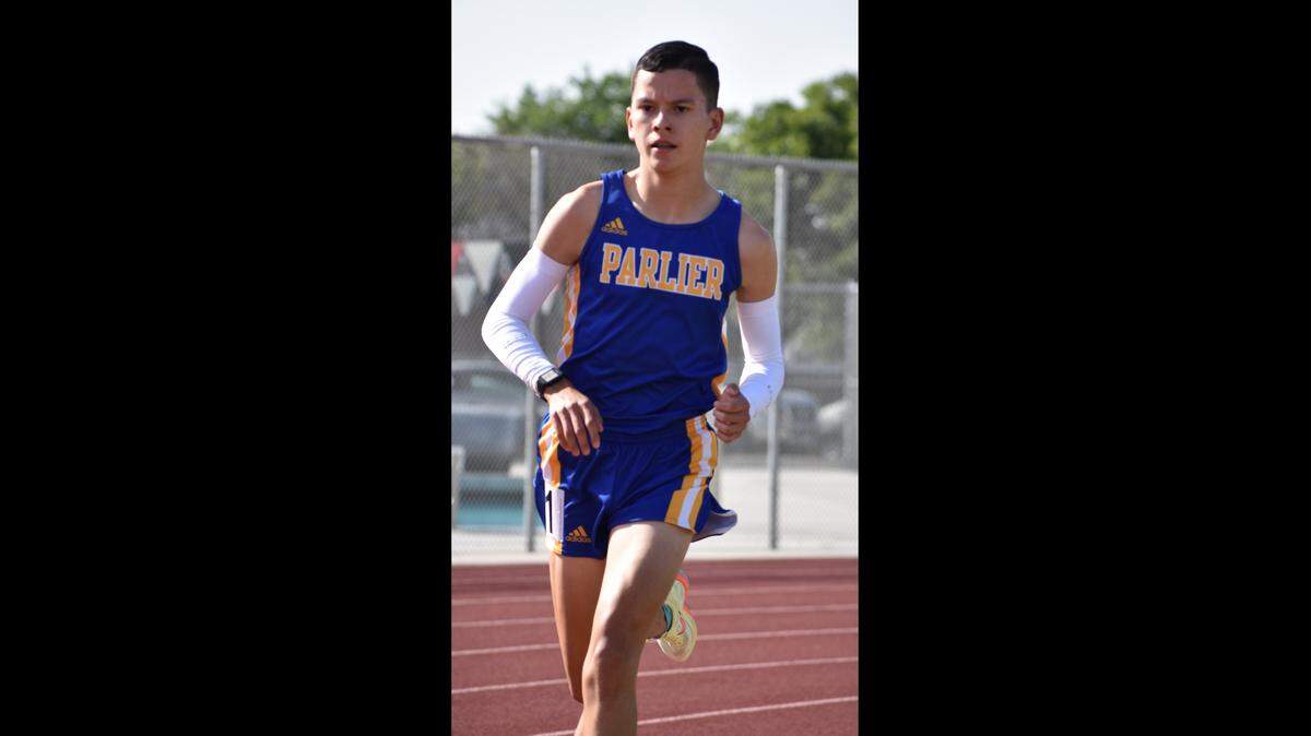 Evan Torres of Parlier track and field won three events at the West Sequoia League championships for the week of April 25.