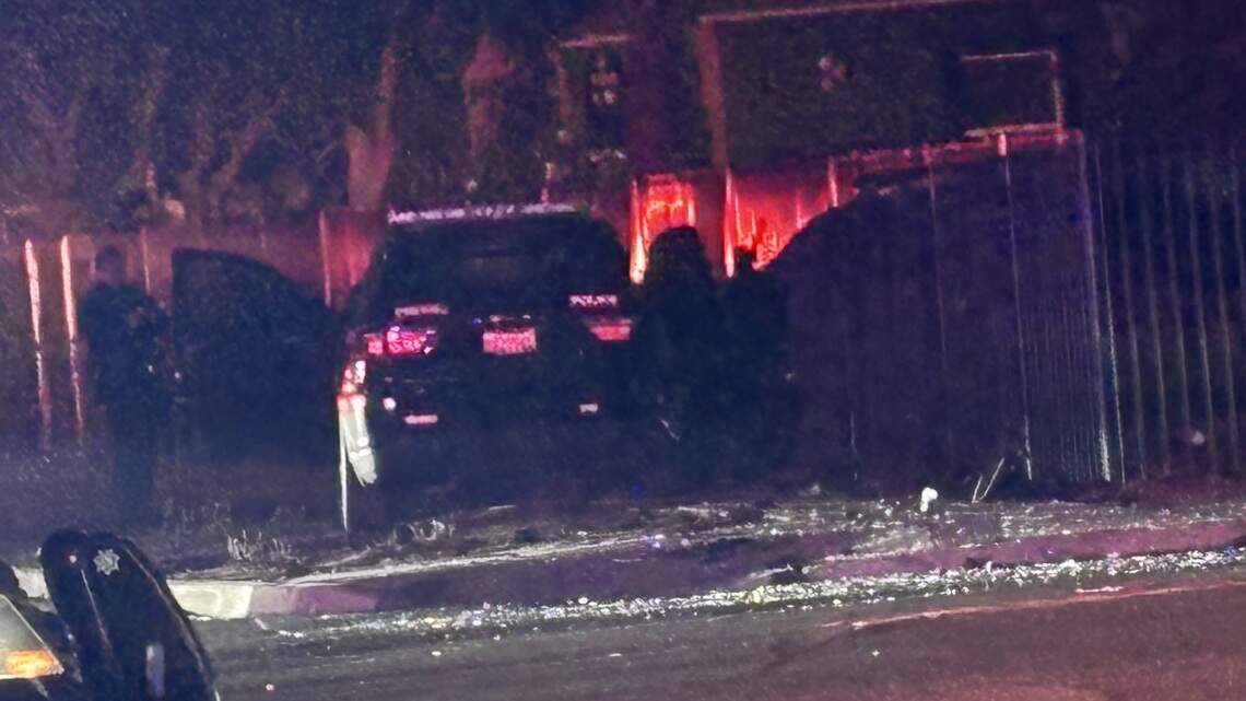 Two Fresno police officers injured in crash involving suspected DUI driver