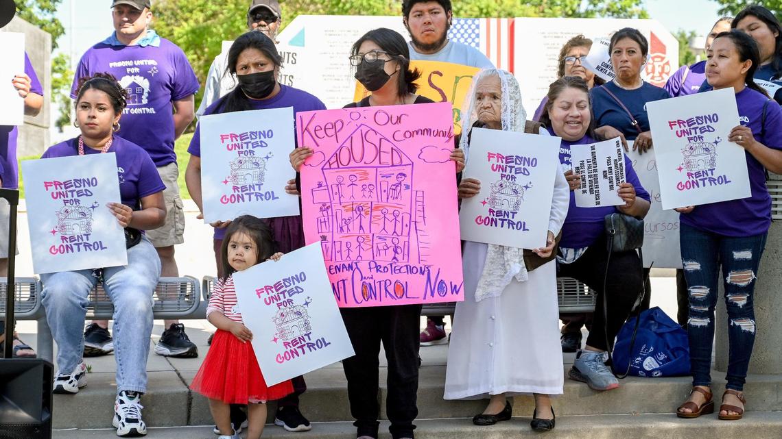 Rent control rally slams Fresno politicians as landlords who can’t police themselves