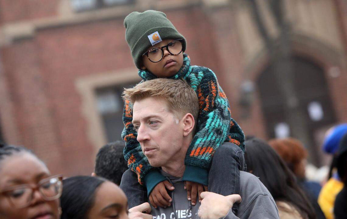 The 40th edition of the Martin Luther King Jr. Unity March in downtown Fresno drew hundreds of participants on Jan. 15, 2024.