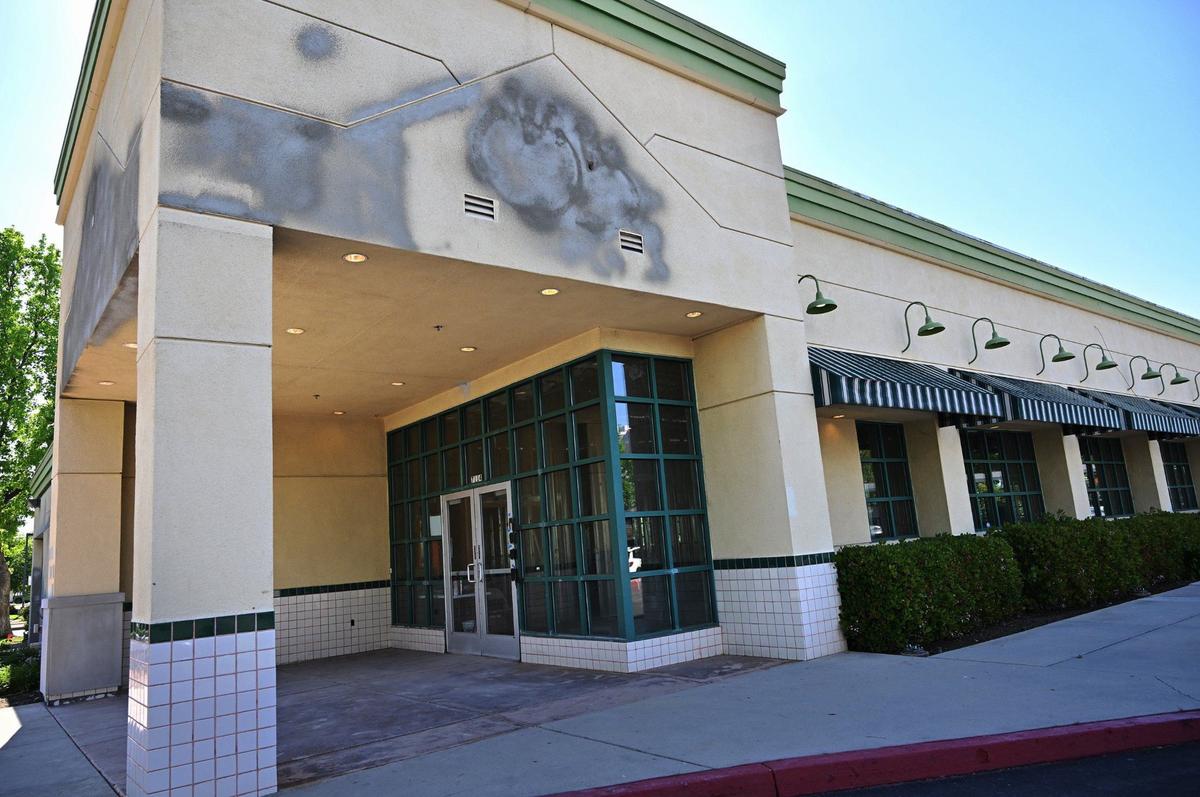The former Sweet Tomatoes on Fresno Street just north of Herndon Avenue is being converted to offices.