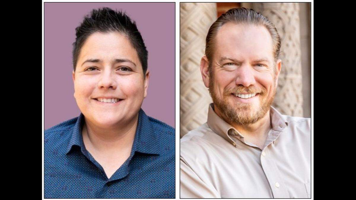 Los candidatos para el escaño del Distrito 5 en la Junta de Supervisores del Condado de Fresno en las primarias del 5 de marzo de 2024 son Jennifer Cruz, izquierda, y el actual Supervisor Nathan Magsig.
