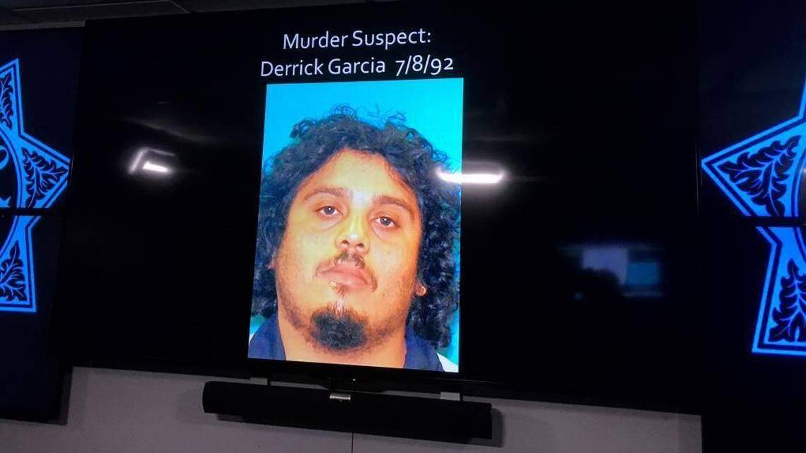 Fresno Police Chief Jerry Dyer identified Derrick Garcia, 25, as a suspect in the murder of Imer Alvarado 34, in February.