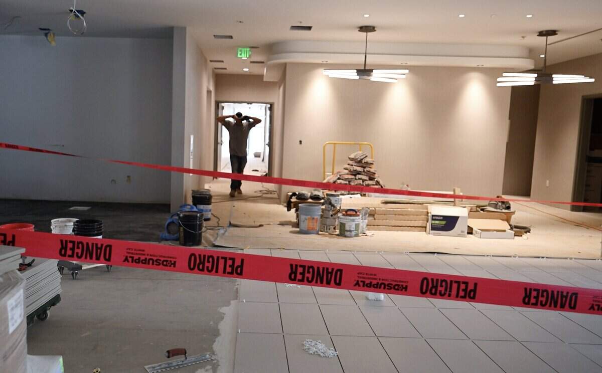 Construction continues at the new Courtyard by Marriott Downtown, located next to the Fresno Convention Center on M Street Wednesday, June 24, 2026 in downtown Fresno.
