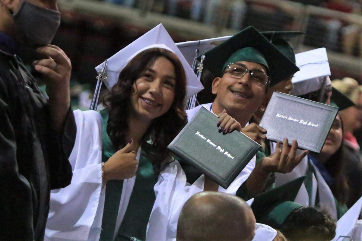 Hoover High School Class of 2022 commencement ceremony Monday night (June 6) at the at the Save Mart Center.