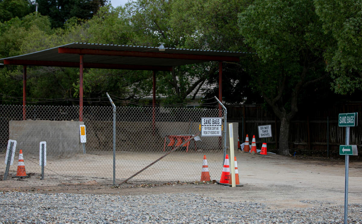Fresno County work yards, including one in north Fresno, offer a place for residents in unincorporated areas to fill sandbags to prevent flooding.