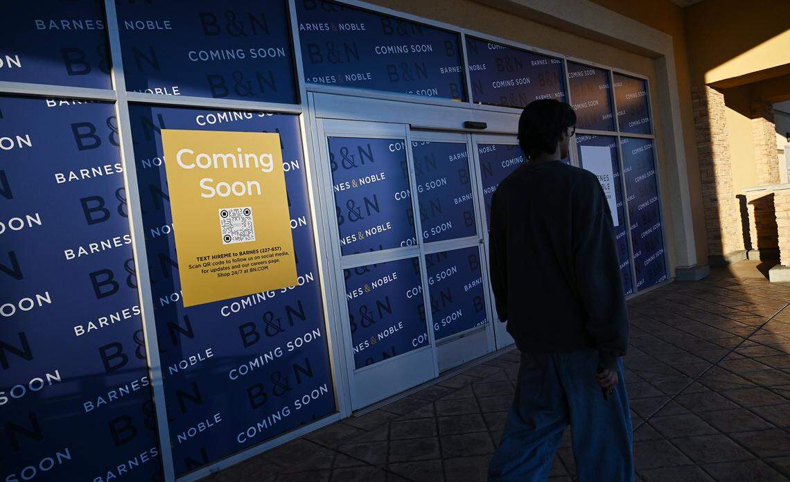 Barnes & Noble is opening a new store in the former JoAnns location on Herndon and Clovis avenues. Photographed Tuesday, Jan. 6, 2026 in Clovis.