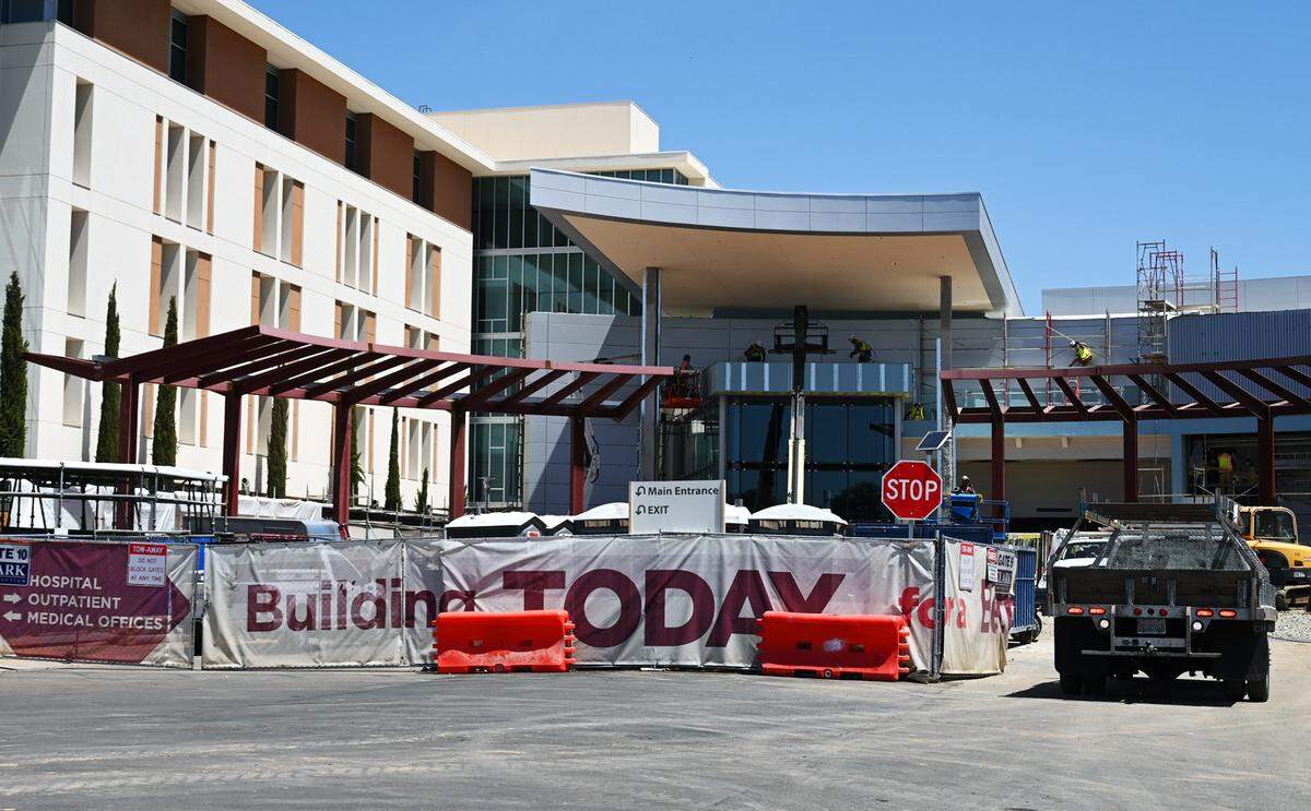 Construction, seen at Clovis Community Medical Center, Tuesday, May 3, 2022 in Clovis.