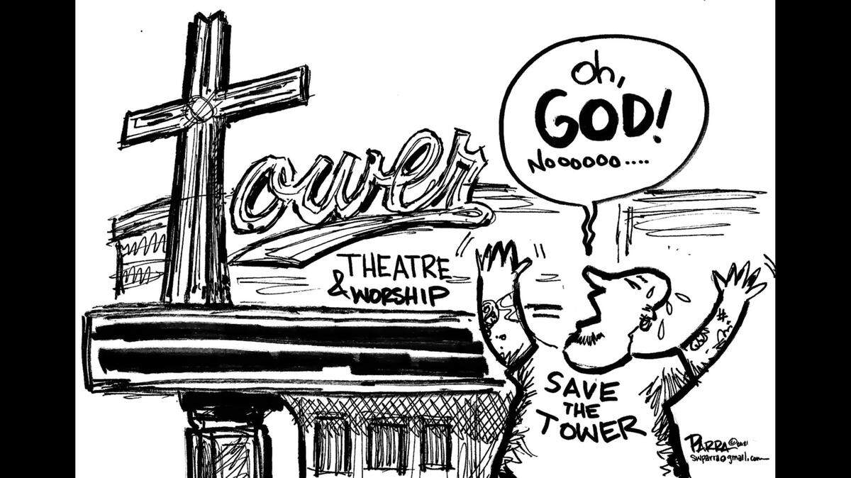 Prayers to save the Tower from becoming a church.
