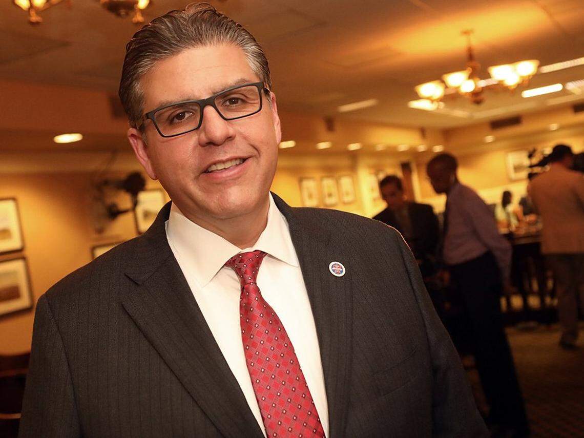 Fresno State president Dr. Joseph I. Castro received the Achievement in Education award by the California Latino Legislative Caucus in Sacramento on May 17, 2017. 