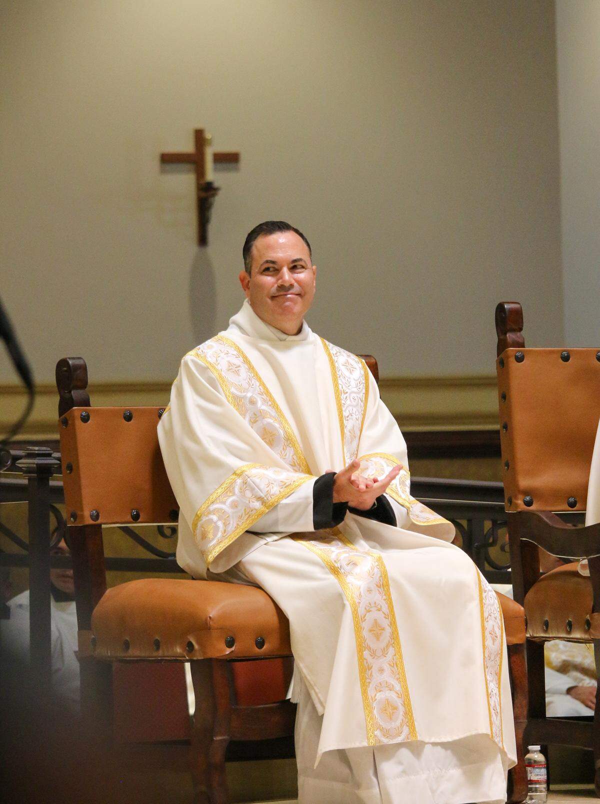 Newly ordained Transitional Deacon Scott Borba is pictured June 21, 2025, in Visalia.