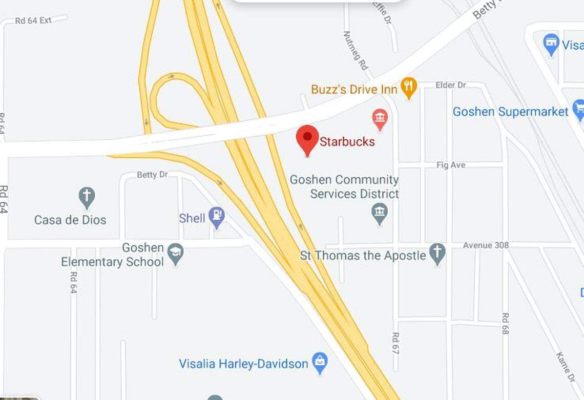 Traffic was being diverted from Highway 99 after a train derailment near Betty Drive in Goshen.