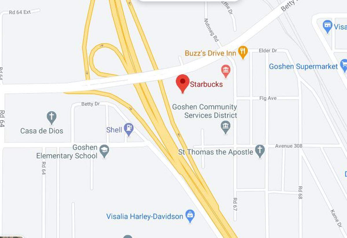 Traffic was being diverted from Highway 99 after a train derailment near Betty Drive in Goshen.