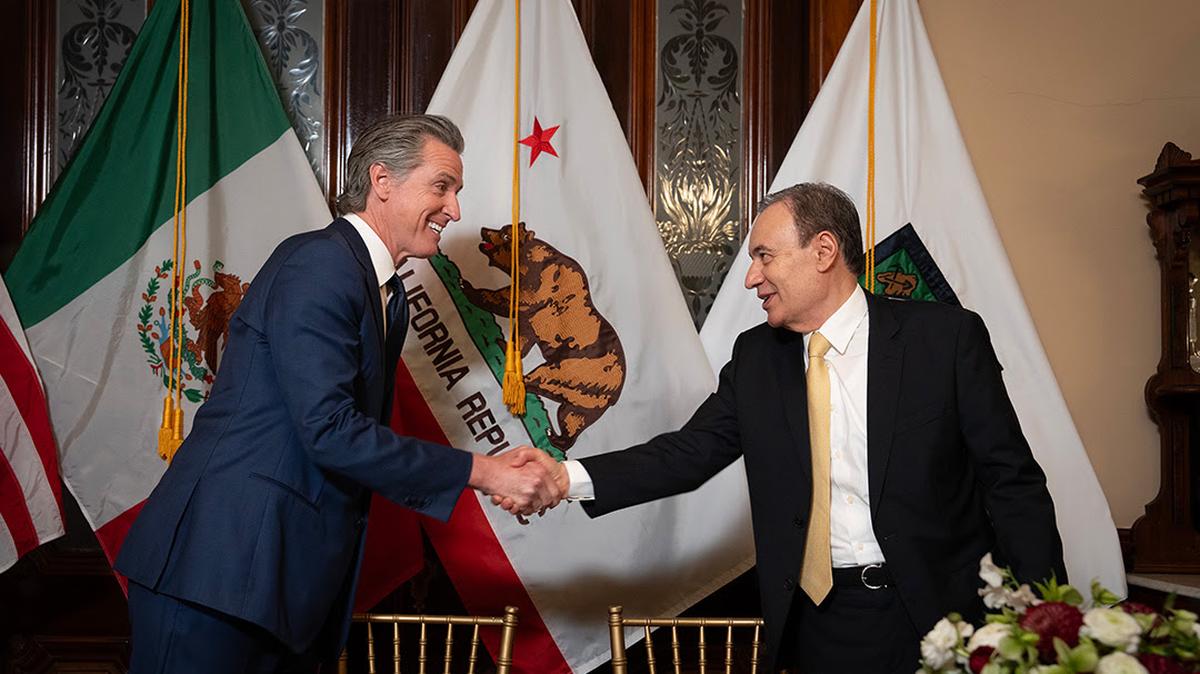 Mexican governor Alfonso Durazo Montaño met with Gov. Gavin Newsom in Sacramento this week to advance a new climate partnership between California and the Mexican state of Sonora.  