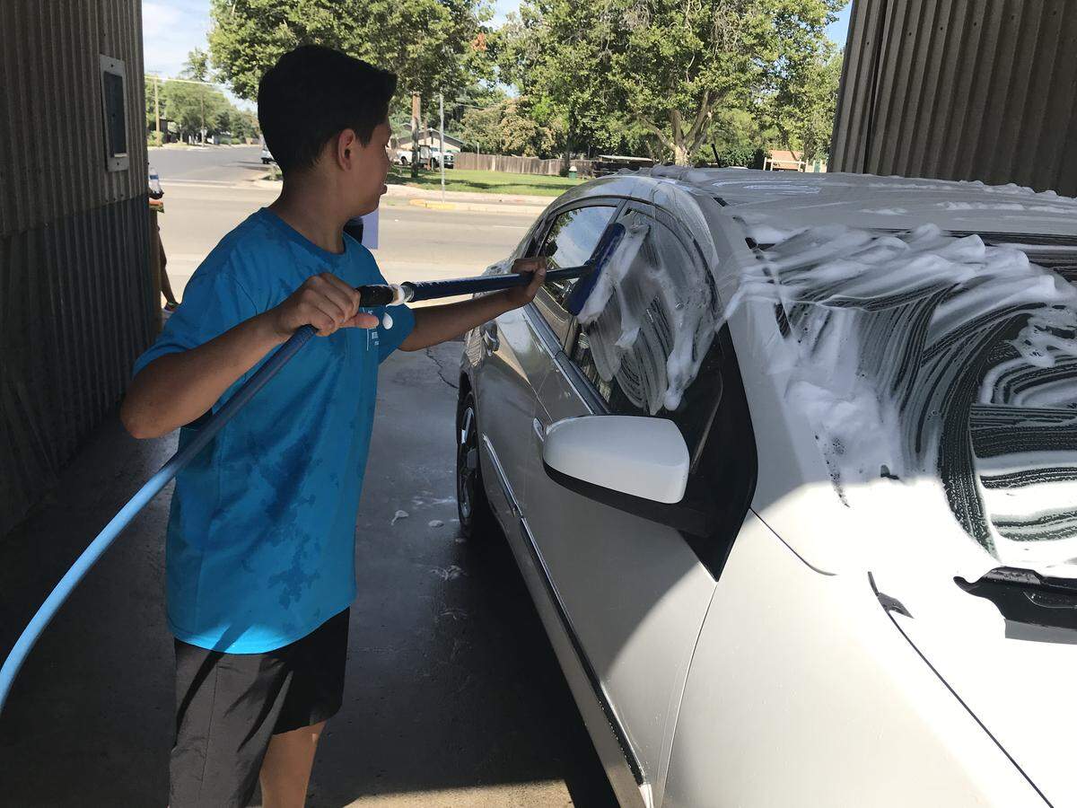 A youth group with the Clovis Missionary Baptist Church is offering free car washes Thursday between about 9 a.m. to noon at the car wash location in the southeast corner of the Sierra and Clovis avenues intersection.