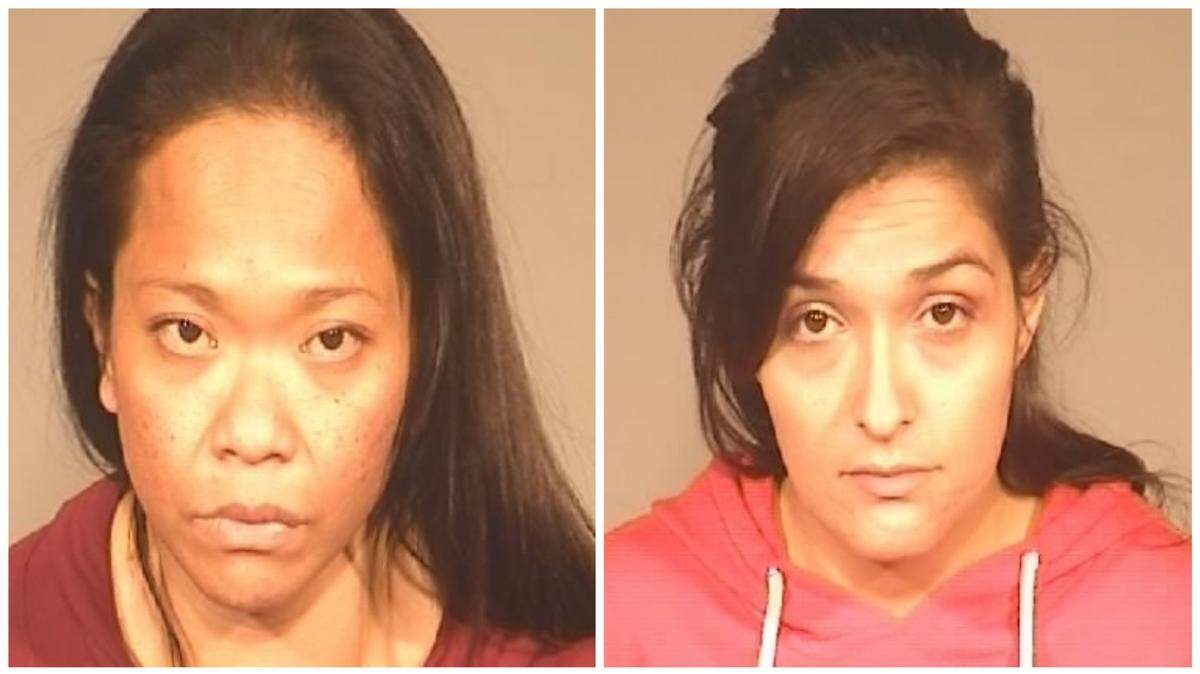 Jody Sisouvong, 36, of Fresno, left, was arrested in connection with a stolen vehicle. Amy Montez, 25, of Fresno, was arrested also in connection with a stolen vehicle.