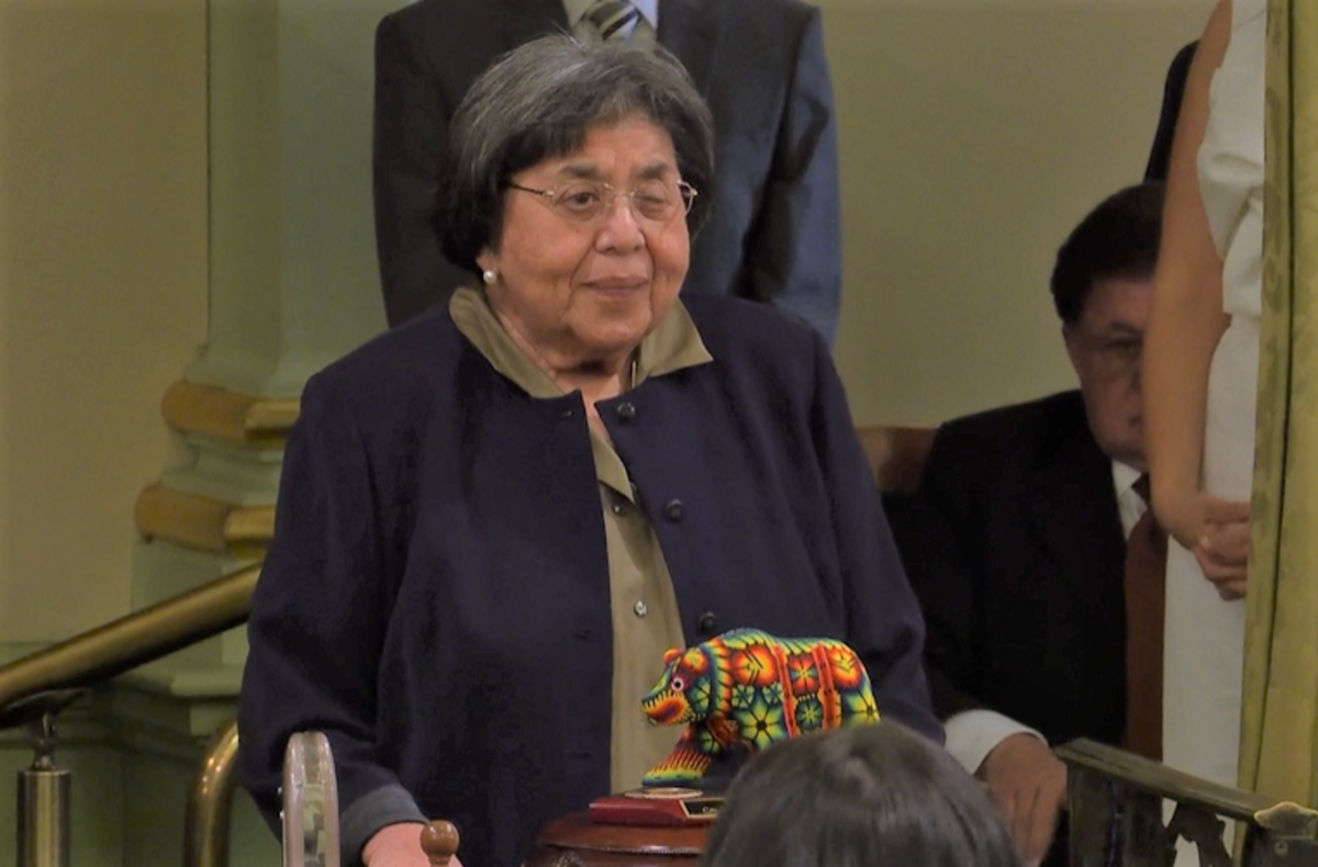 Irene Tovar (Achievement in Public Service), was one of the nine honorees and one special guest that were recognized for the 20th annual Latino Spirit Awards on each floor of the legislature during presentations by Latino Caucus Chair María Elena Durazo in the Senate and Vice-Chair Robert Rivas in the Assembly.
