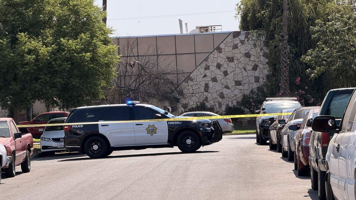 Officers responded to an incident at 8:48 a.m. in the 1300 block of San Ramon Avenue in Fresno, California on Thursday, June 18, 2026.