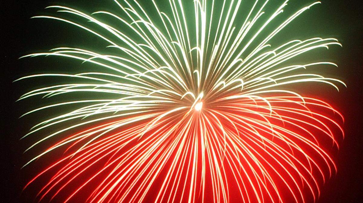Fireworks are shown at the Los Banos Chamber of Commerce’s annual firework show.

