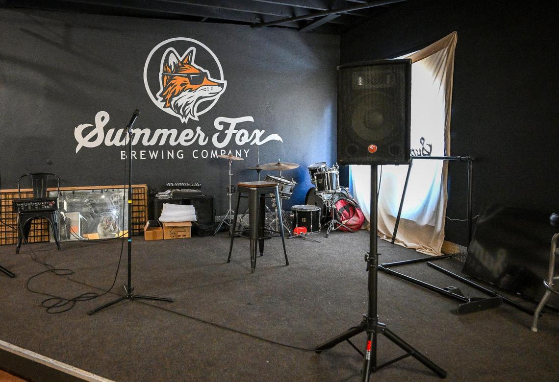 The stage at the old Club Fred and Audie’s Olympic in the Van Ness Village area of the Tower District in Fresno will once again host local music performances as Summer Fox takes over the space.