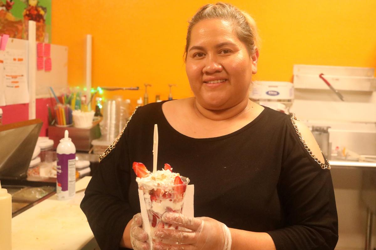 Lety’s Antojitos offers a wide range of products and services from&nbsp;traditional ‘antojitos’ (Mexican snacks) to refreshing ‘aguas frescas,’ food items like tortas (Mexican sandwiches), piñatas, candies&nbsp;and personalized event decoration services for weddings, birthdays, quinceañeras, and other special events.&nbsp;Pictured: Owner LetyCalderón on Feb. 28.
