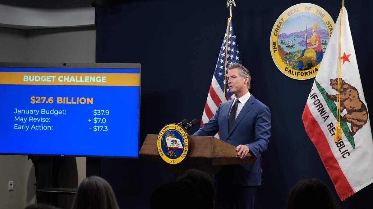 Gov. Gavin Newsom releases his revised $288 billion budget proposal to address a $28 billion deficit on Friday, May 10, 2024.