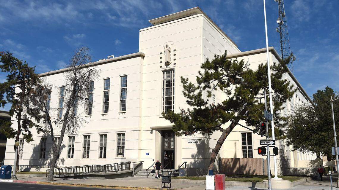 The Fresno Unified School District Education Center located on M and Tulare streets in downtown Fresno photographed on March 2, 2021.