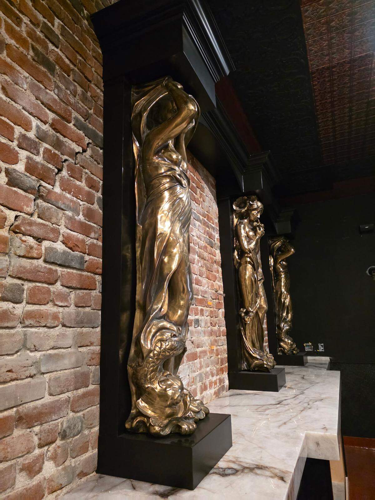 An interior look at the new speakeasy in Old Town Clovis, The Farmer and the Bootlegger.