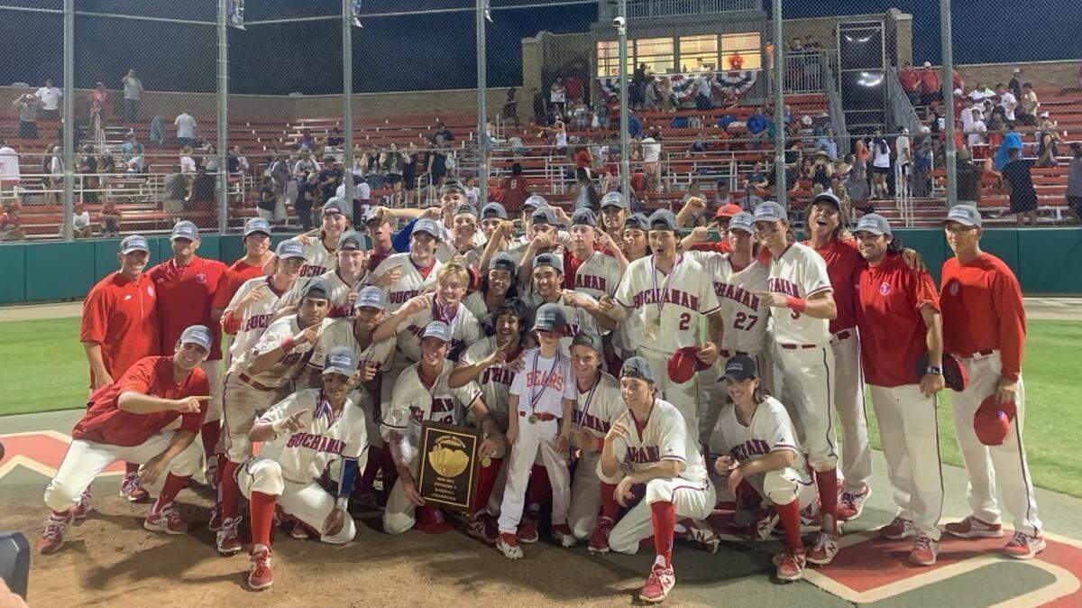 Buchanan High defeated Liberty-Bakersfield 17-4 to win its seventh section title on Friday, June 18, 2021.