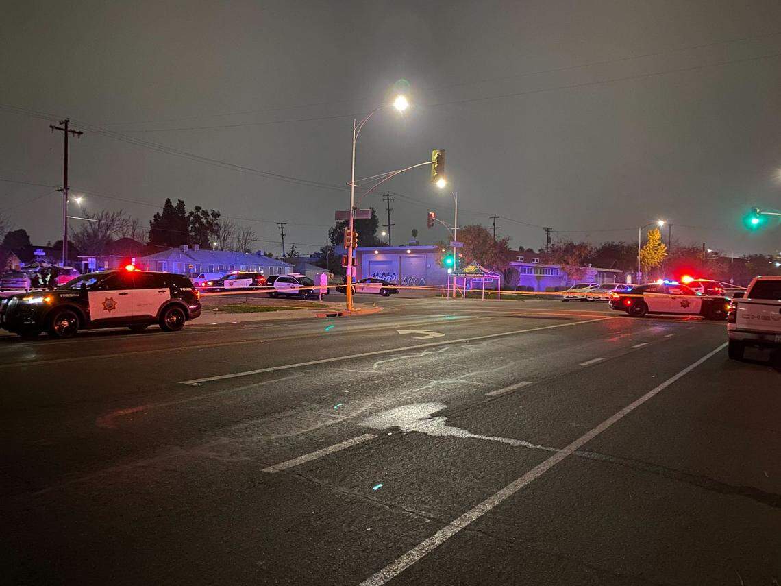 Fresno police were notified by the ShotSpotter technology that multiple shots were fired about 1 a.m. Thursday, Dec. 9, 2021, on San Pablo Avenue just north of Divisadero Street, according to Lt. Brian Pierce.