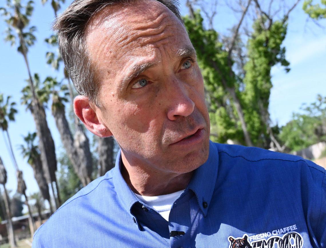 Fresno Chaffee Zoo CEO Jon Forrest Dohlin, seen during a tour of the zoo Thursday, April 7, 2022 in Fresno.