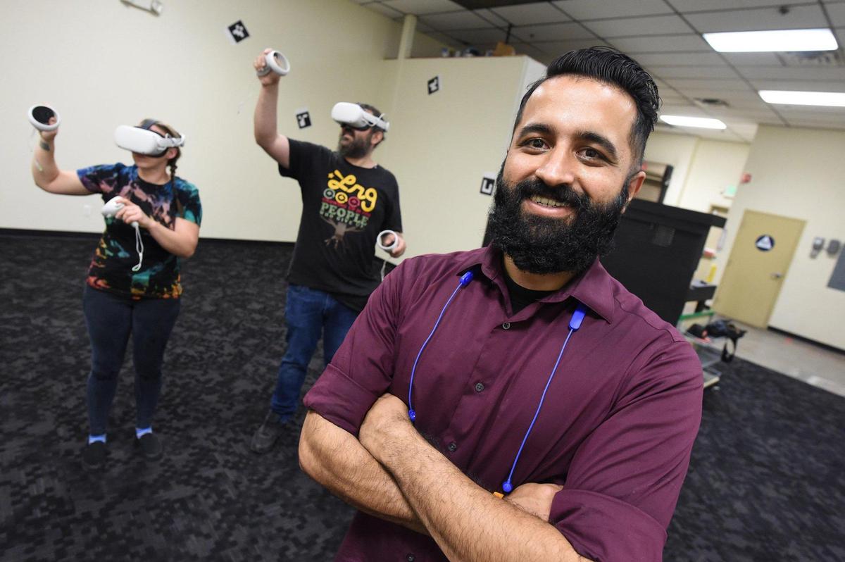 Taj Sandhu, owner of NeVR Escape, Fresno’s only virtual reality escape room.