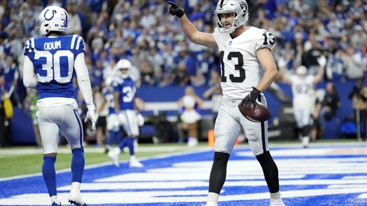 The Las Vegas Raiders host the Indianapolis Colts on Sunday, Nov. 13, 2022.