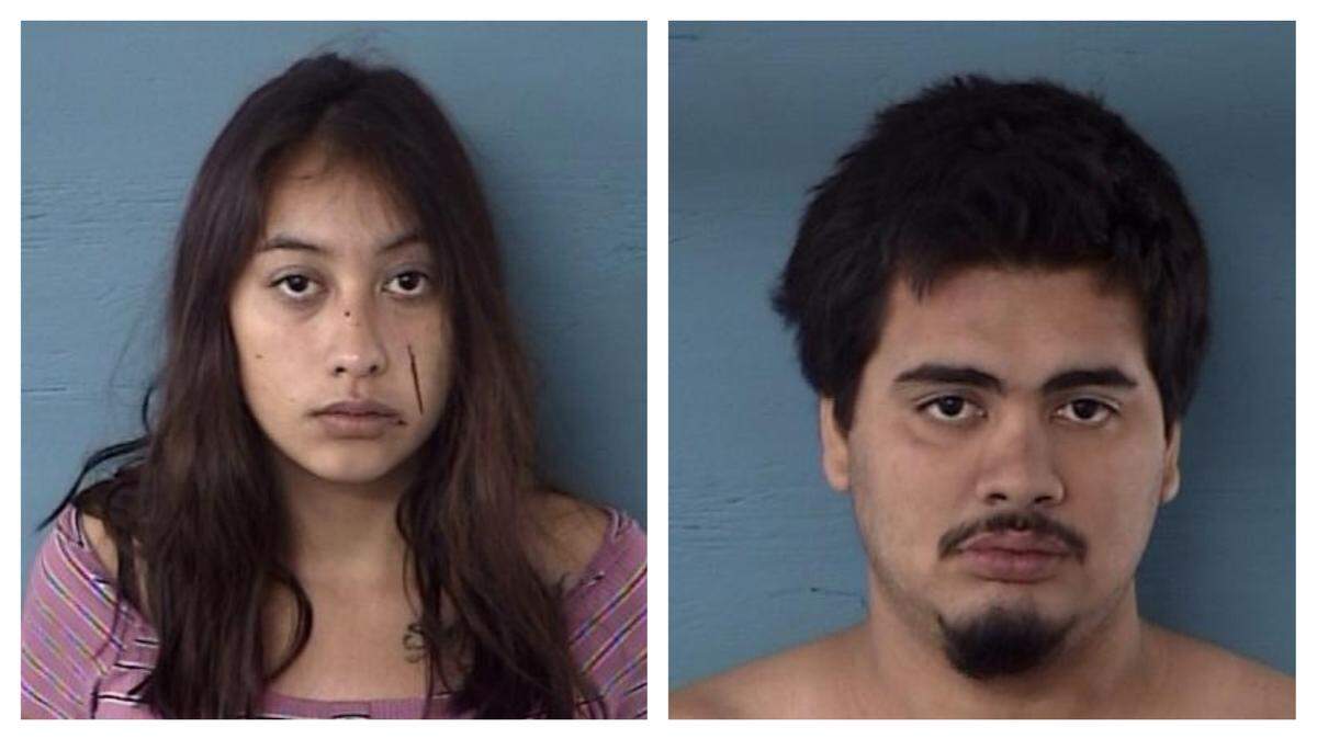 Angel Nicole Garcia, 20, and Elija Joseph Gozales- Luna, 19, were both arrested after a possible home invasion and leading officers on a pursuit in Dinuba on Tuesday, Oct. 18, 2018.