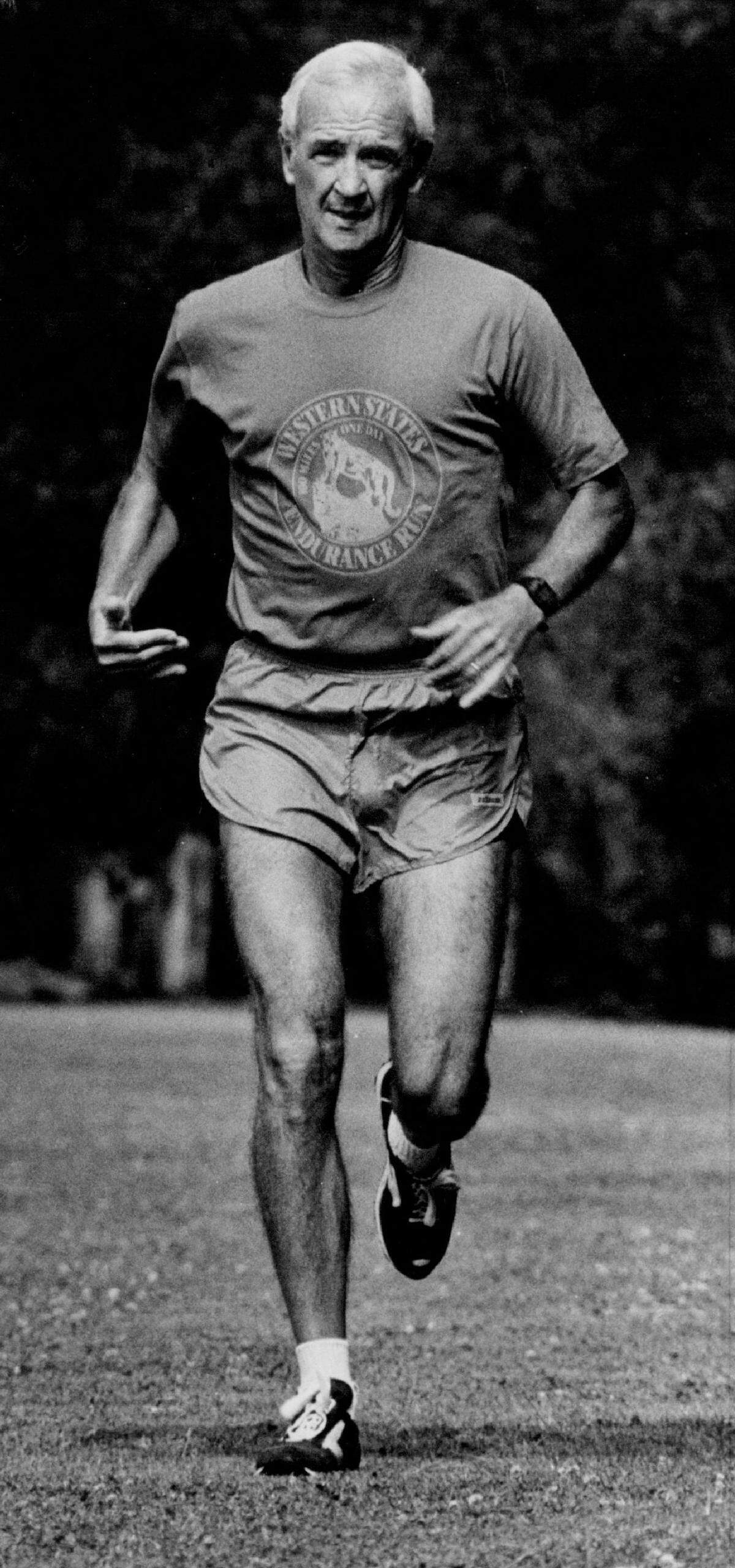 Dick Rozier running when he was 59 year old.
