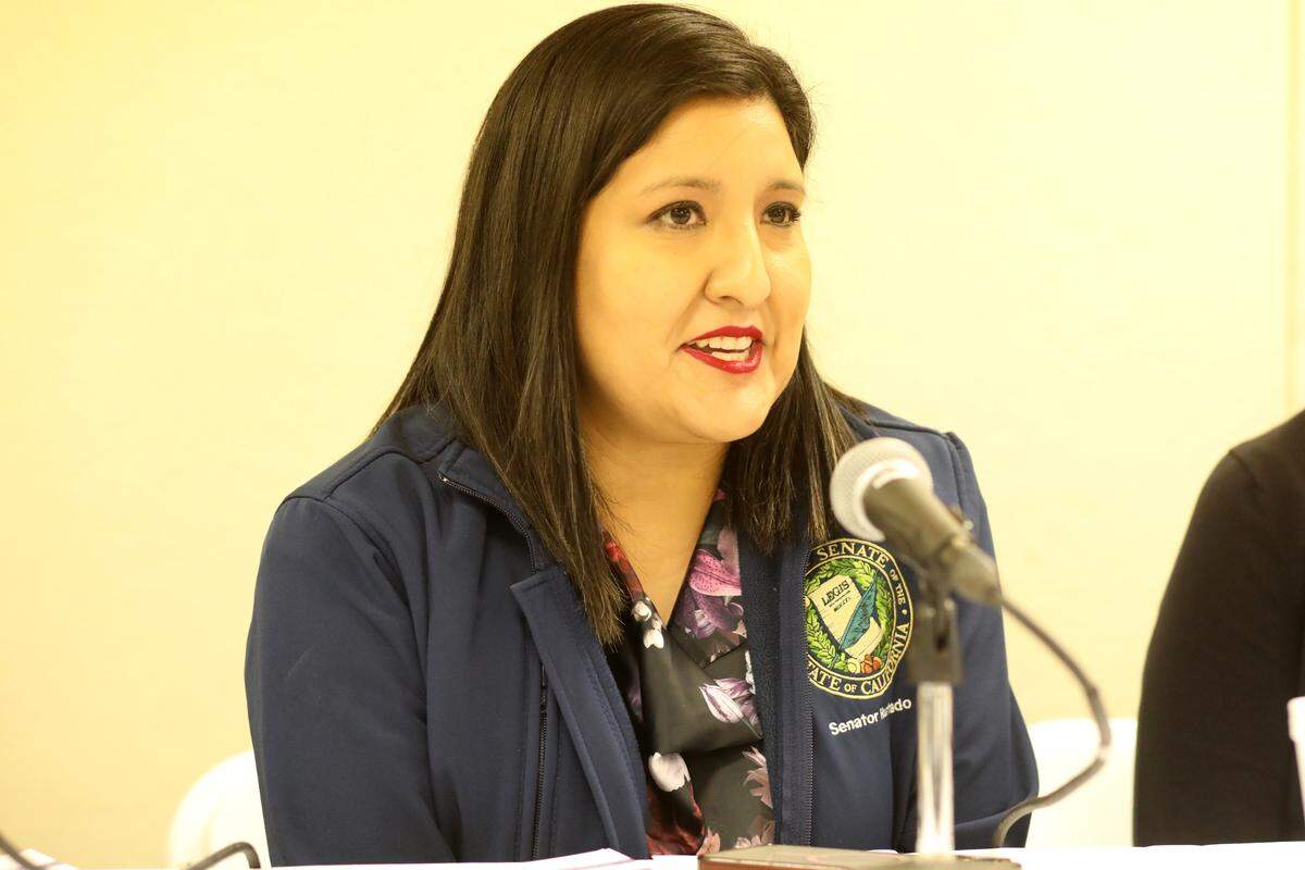 La presidenta de la Comisión de Agricultura del Senado estatal, la senadora Melissa Hurtado, participó el martes 13 de febrero de 2024 en una mesa redonda sobre Mujeres en la Agricultura, organizada por United Ag, durante la World Ag Expo 2024 en el International Agri-Center, en Tulare.