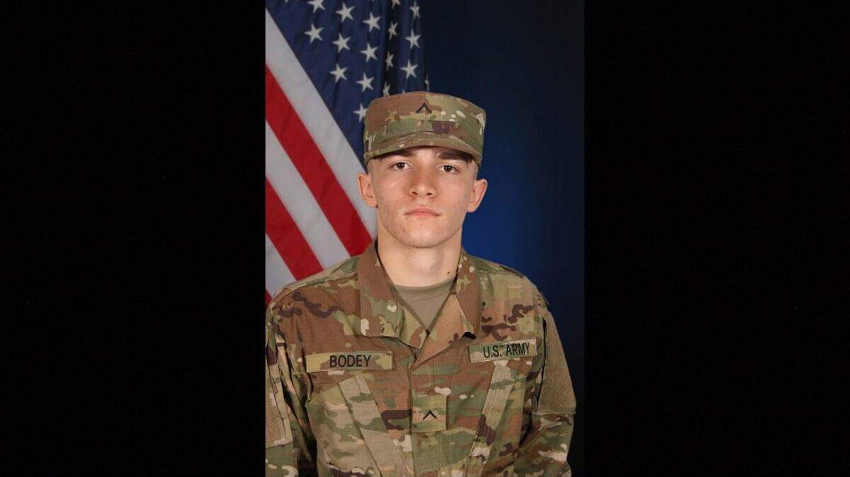 U.S. Army soldier, Spc. Charles Michael Bodey, 20, of Fresno was found dead in his room at the Fort Wainwright barracks in Alaska Monday, according to a story from the Army Times.